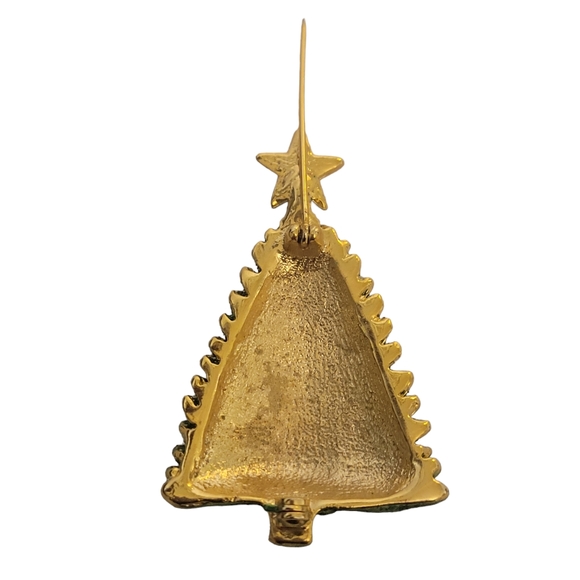 American Vintage Xmas Tree Brooch - Picture 6 of 6